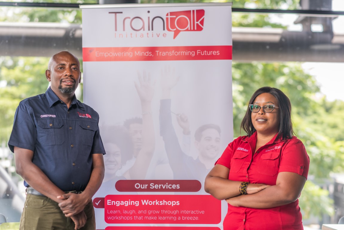 Traintalk team posing for a picture